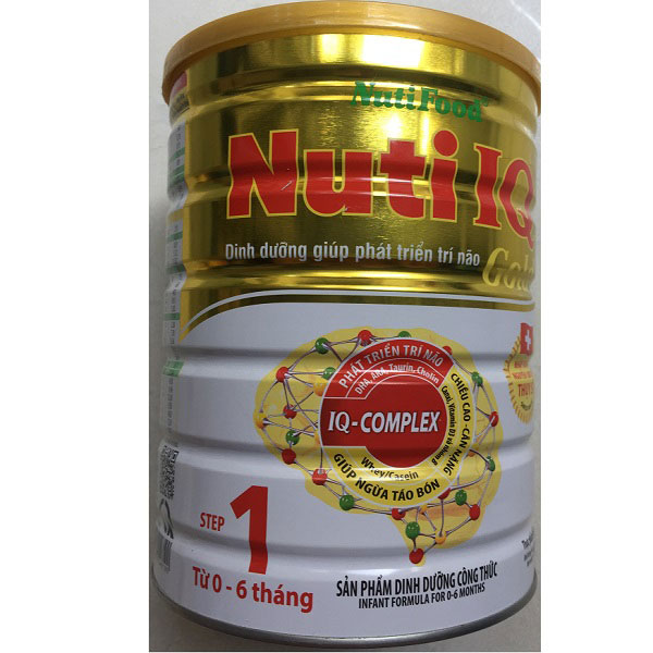 sữa nuti iq gold số 1 lon 900g
