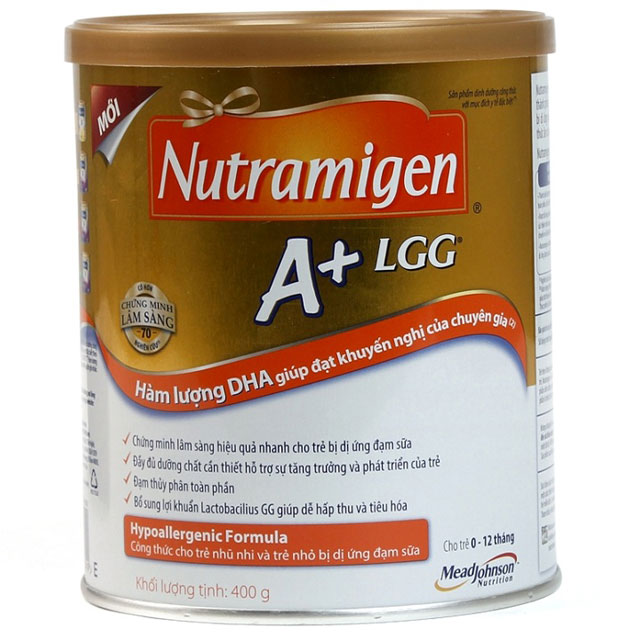Sữa Nutramigen A+ 400g cho trẻ dị ứng đạm cho trẻ 0-12 tháng
