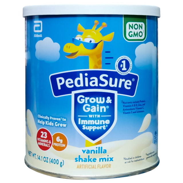 Sữa Pediasure Grow and Gain của Mỹ vị vani lon 400g cho trẻ từ 2 tuổi