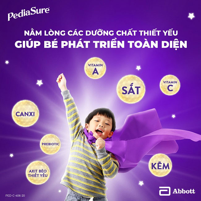 sữa Pediasure 10+ hộp pha sẵn 180ml cho trẻ từ 10 tuổi