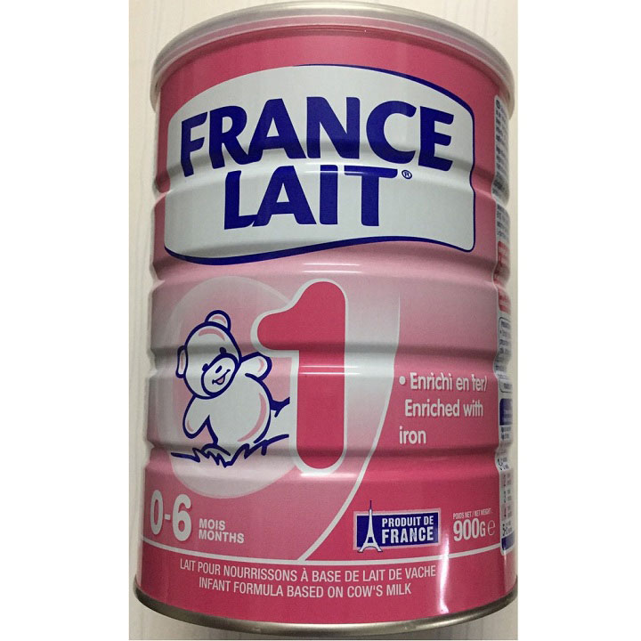 sữa france lait số 1 lon 900g cho trẻ 0-6 tháng