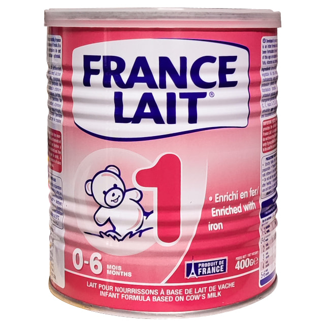 sữa france lait số 1 cho trẻ 0-6 tháng tuổi lon 400g