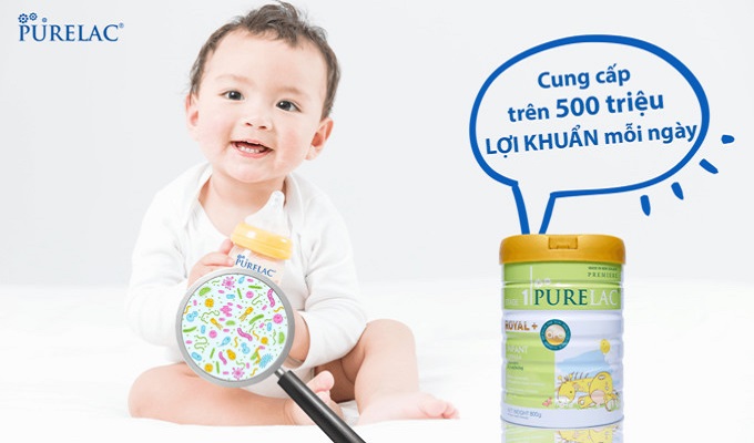 sữa purelac số 1 lon 800g cho trẻ 0-6 tháng tuổi