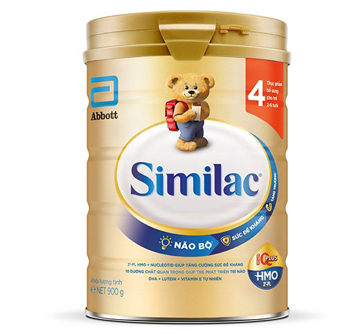 sữa similac iq HMO số 4 cho trẻ 2 đến 6 tuổi lon 900g 