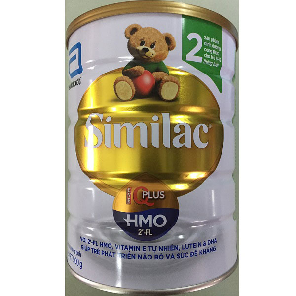 sữa similac iq HMO số 2 lon 900g cho trẻ từ 6 đến 12 tháng tuổi