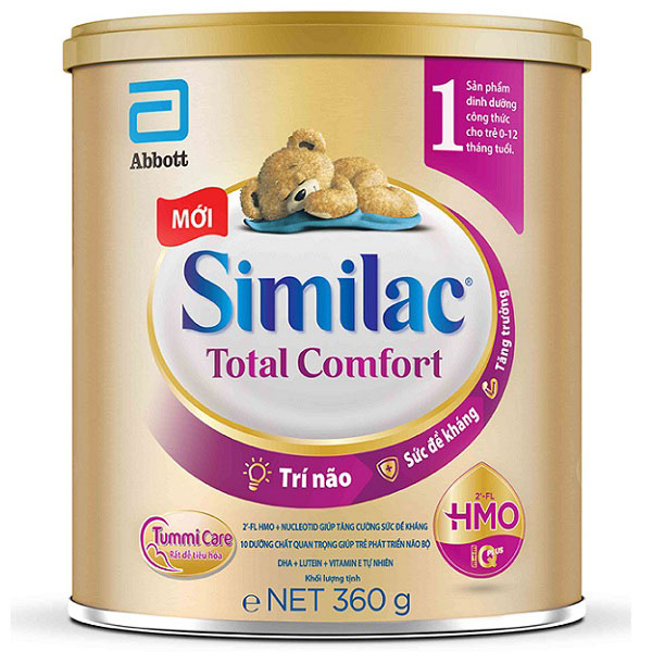 Sữa Similac Total Comfort số 1 lon 360g cho trẻ 0-12 tháng