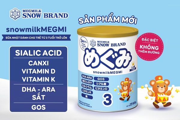 Sữa Snow Baby số 3 nội địa Nhật lon 900g cho trẻ từ 3 tuổi