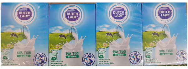 Sữa tươi Cô Gái Hà Lan có đường, hộp 110ml