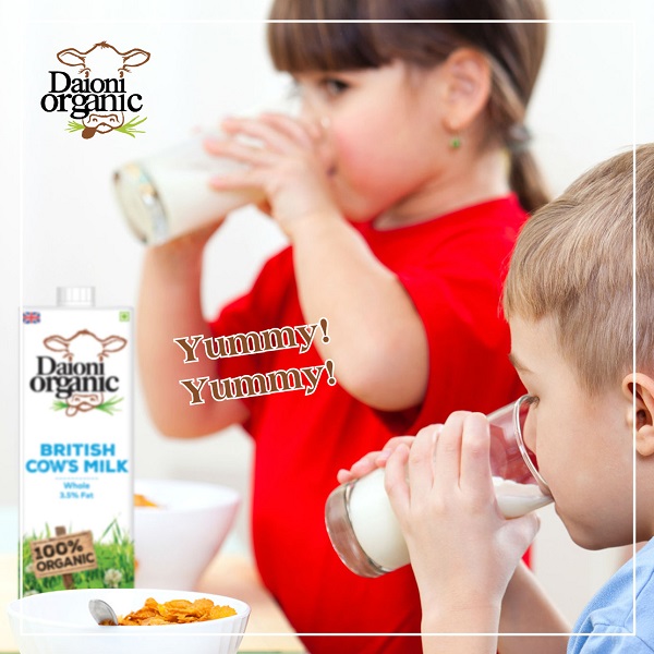 Sữa tươi hữu cơ Daioni organic nguyên kem hộp 1L