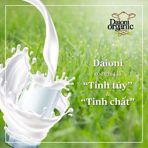 Sữa tươi hữu cơ Daioni organic nguyên kem hộp 200ml