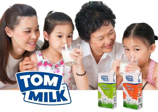 Sữa tươi Ít Béo Tom Milk Bồ Đào Nha hộp 1L