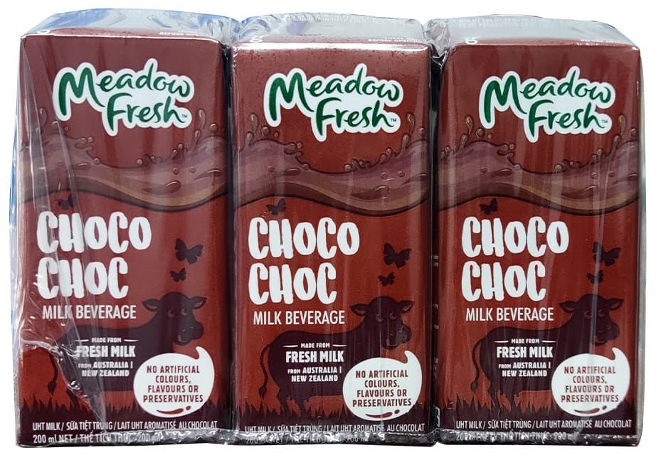 Sữa tươi Meadow Fresh hương socola hộp 200ml