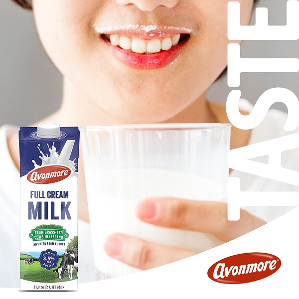 Sữa tươi nguyên kem Avonmore Ireland hộp 1L