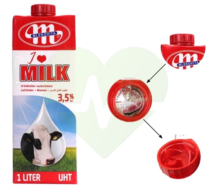Sữa tươi nguyên kem Ba Lan Mlekovita H-Vollmilch hộp 1L 