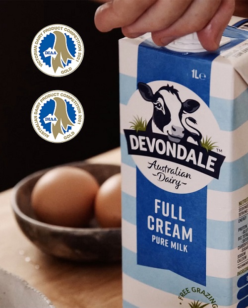 sữa tươi nguyên kem devondale úc hộp 2 Lít