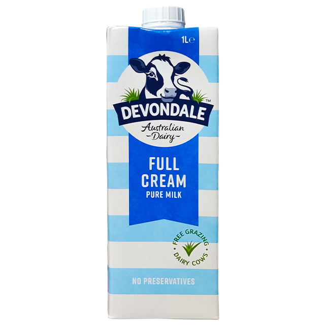 Sữa tươi nguyên kem Devondale Úc hộp 1 lít