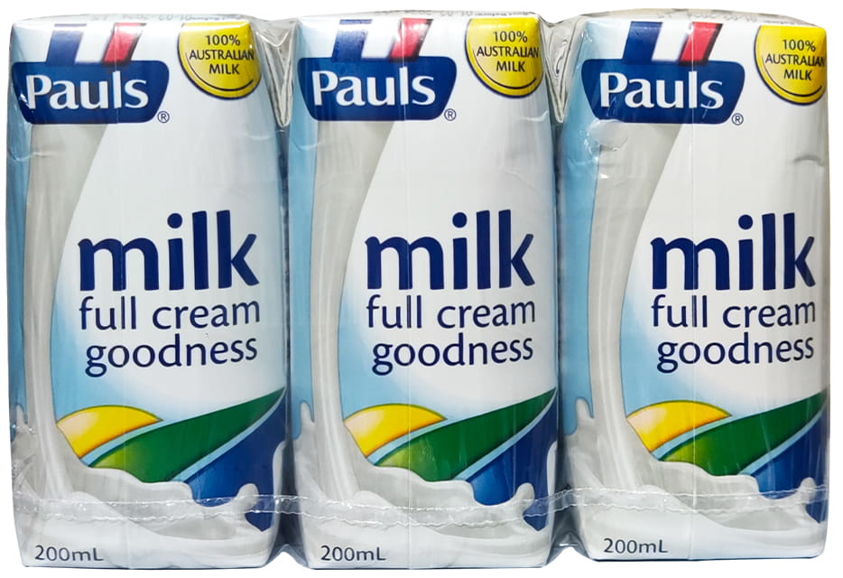 sữa tươi nguyên kem Pauls nhập khẩu Úc hộp 200ml