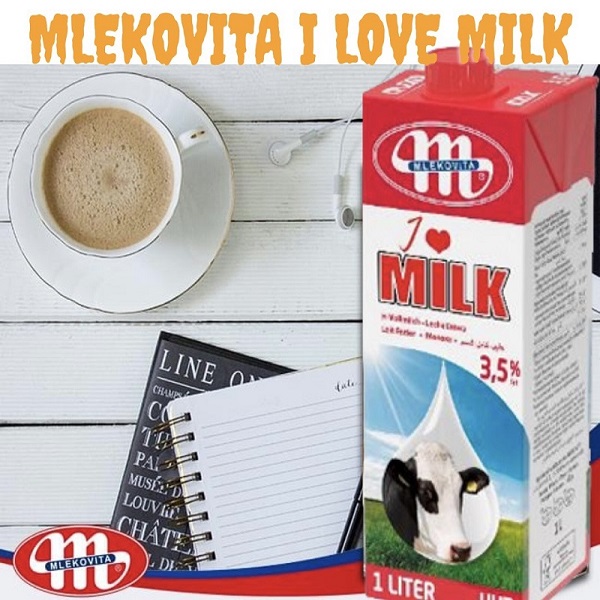 Sữa tươi nguyên kem Mlekovita I Love Milk 1 Lít
