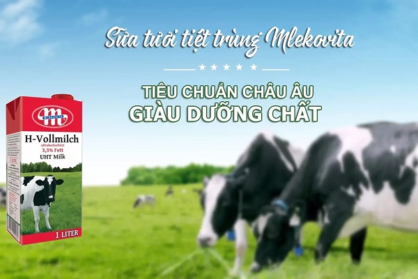 Sữa tươi nguyên kem Mlekovita I Love Milk 1 Lít