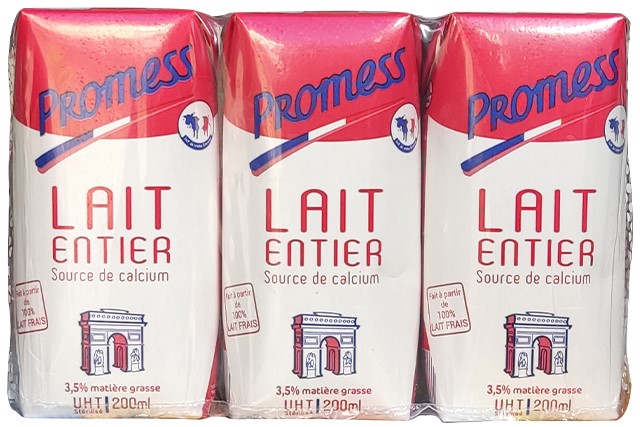 sữa tươi nguyên kem Promess nhập khẩu pháp hộp 200ml