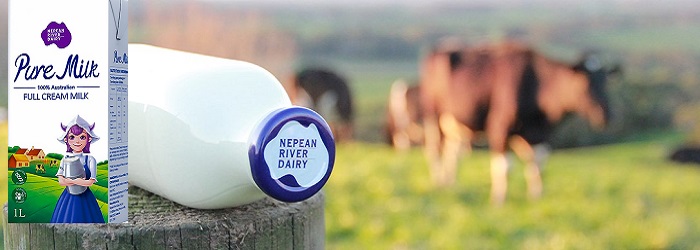 Sữa tươi nguyên kem Pure Milk Úc hộp 1 Lít