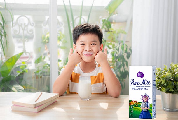 Sữa tươi nguyên kem Pure Milk Úc hộp 1 Lít