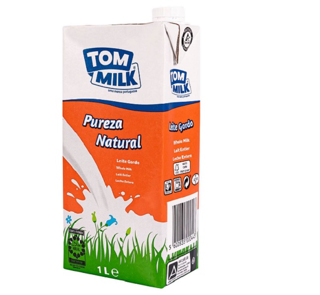 Sữa tươi nguyên kem Tom Milk Bồ Đào Nha hộp 1L
