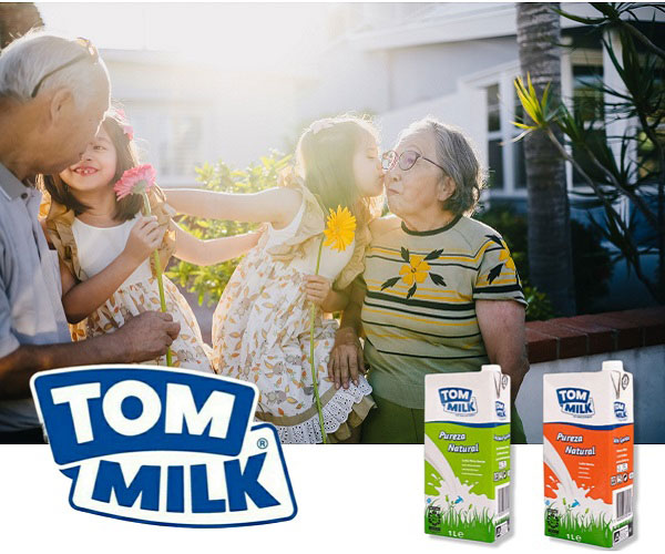 Sữa tươi nguyên kem Tom Milk Bồ Đào Nha hộp 1L