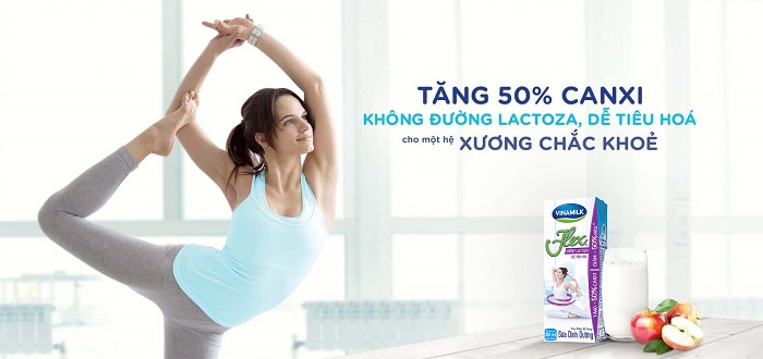 Sữa tiệt trùng Vinamilk Flex không Lactose hộp 180ml