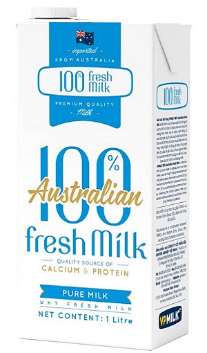 sữa tươi tiệt trùng nguyên kem Vpmilk nhập khẩu úc