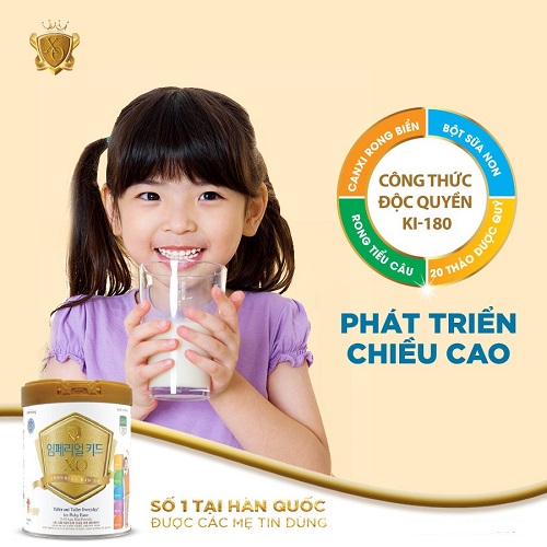 Sữa XO Kid Hàn Quốc dành cho trẻ biếng ăn Picky Eater, lon 400g