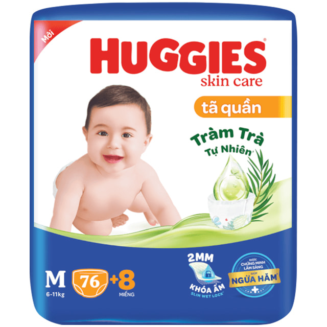 Tã quần Huggies size M 76 miếng cho trẻ 6 - 11kg