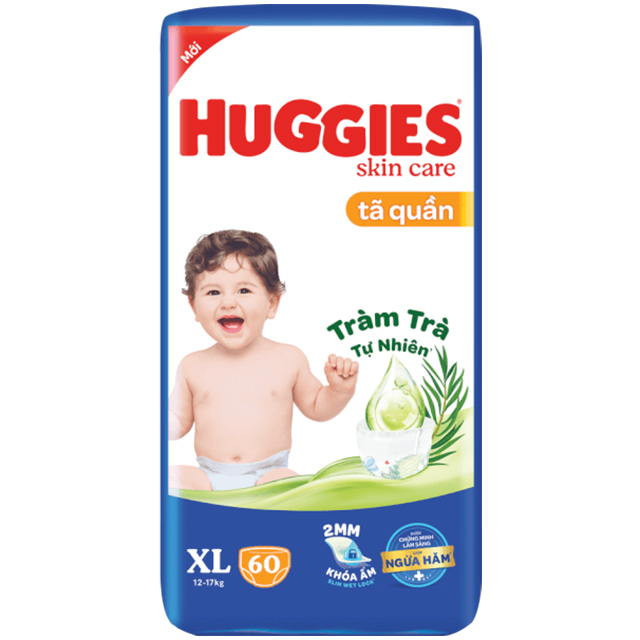Tã quần Huggies size XL 60 miếng, 12-17kg