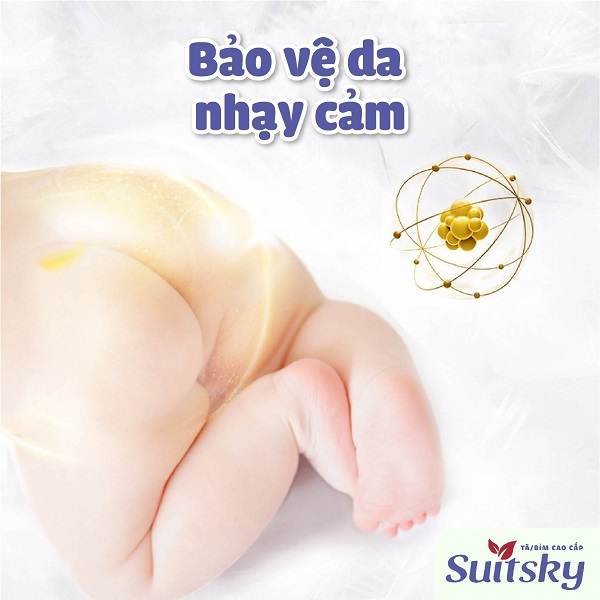 Tã Quần Suitsky kháng khuẩn size L 44 miếng cho bé 9-14kg