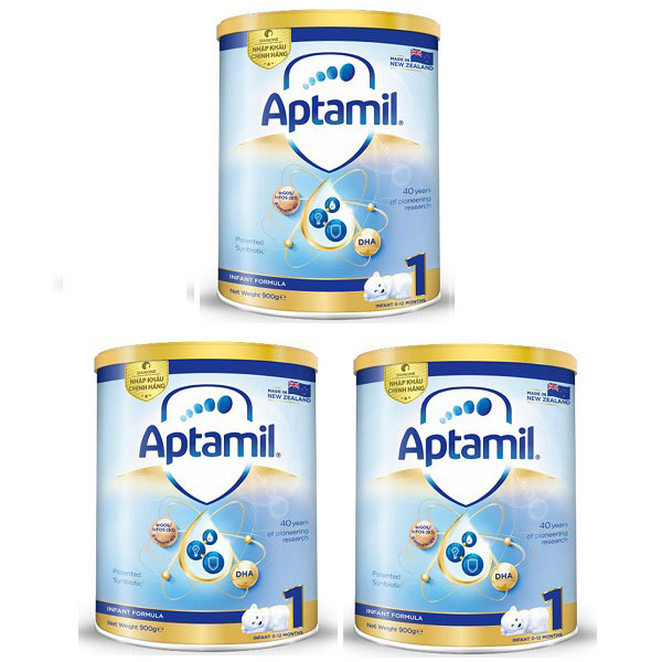 sữa Aptamil số 1 lon 900g nhập khẩu New zealand