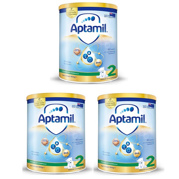 sữa aptamil số 2 lon 900g New Zealand cho trẻ 1-2 tuổi