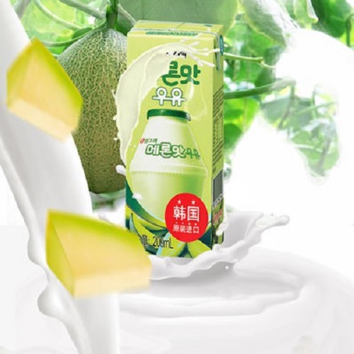  Sữa Binggrae Hàn Quốc vị Dưa Lưới hộp 200ml