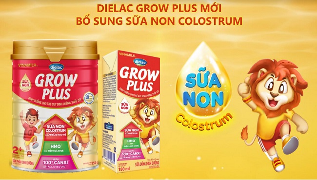sữa Dielac Grow Plus 2+ lon 850g
