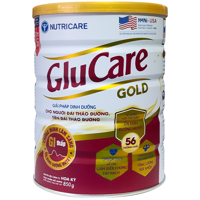 Sữa GluCare Gold 850g cho người tiểu đường
