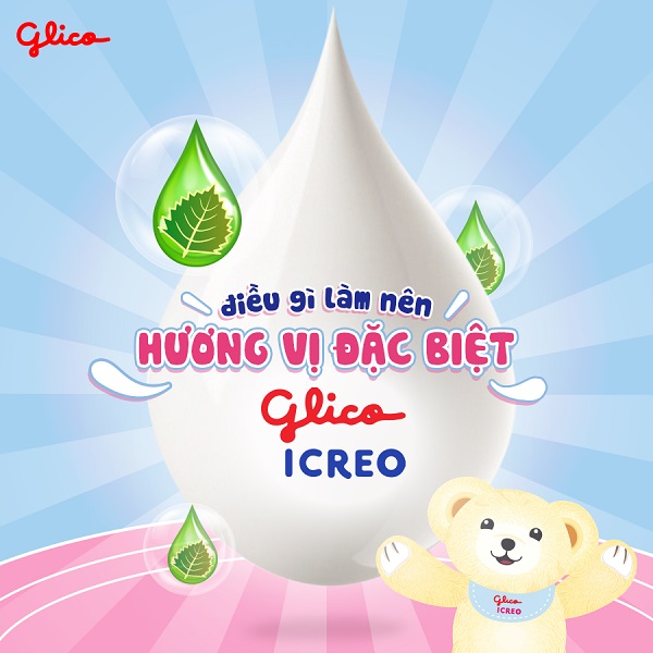 Thùng sữa Glico Icreo Nhật Bản số 1 lon 820g cho trẻ 1-3 tuổi