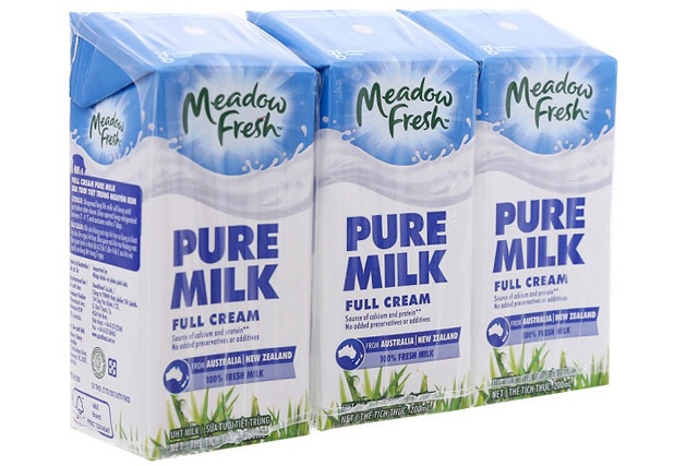 sữa tươi nguyên kem meadow fresh hộp 200ml