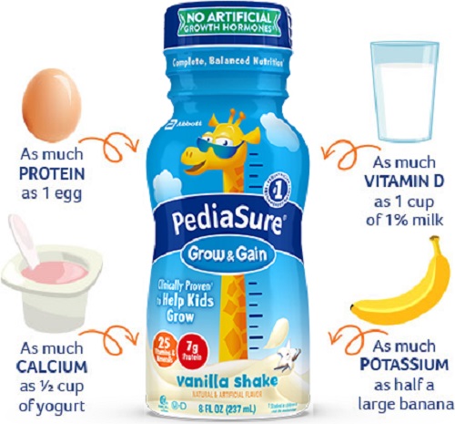 Thùng sữa nước Pediasure Grow and Gain của Mỹ hương dâu 