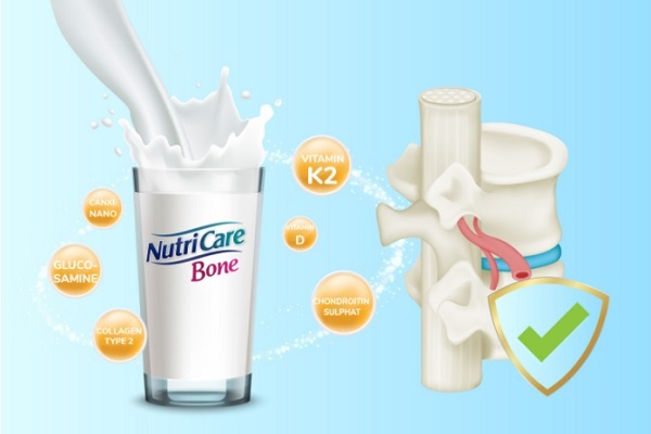 Sữa Nutricare Bone lon 900g dinh dưỡng giúp xương chắc khỏe