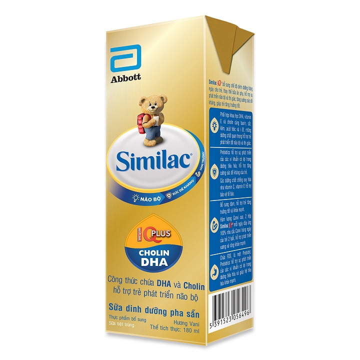 Sữa pha sẵn Similac IQ Plus hộp 180ml cho trẻ từ 1 tuổi 