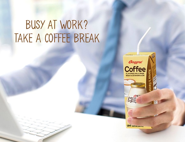 Thùng sữa Binggrae Hàn Quốc vị cà phê , 200ml