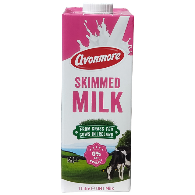Thùng sữa tươi không béo Avonmore Ireland hộp 1L