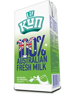 sữa tươi Lif Úc ít đường hộp 1L