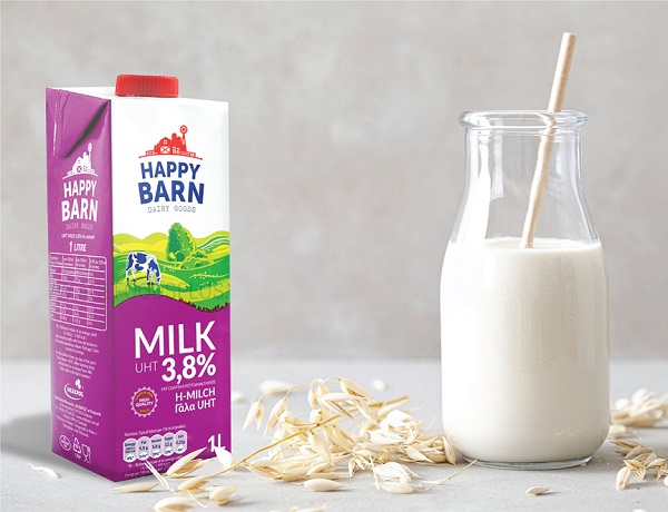 sữa tươi nguyên kem Happy Barn hộp 1 Lít
