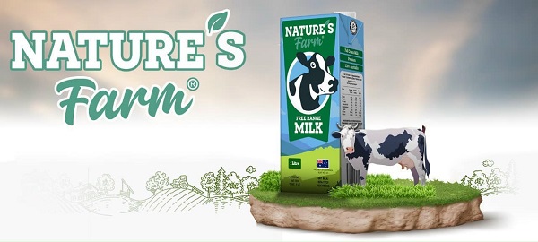 sữa tươi nguyên kem Nature's Farm Úc hộp 1 lít