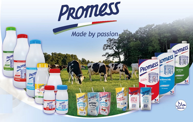 sữa tươi promess hương vị chuối hộp 200ml nhập khẩu pháp